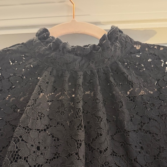 J. Crew Black Long Sleeve Lace Dress - Picture 4 of 7